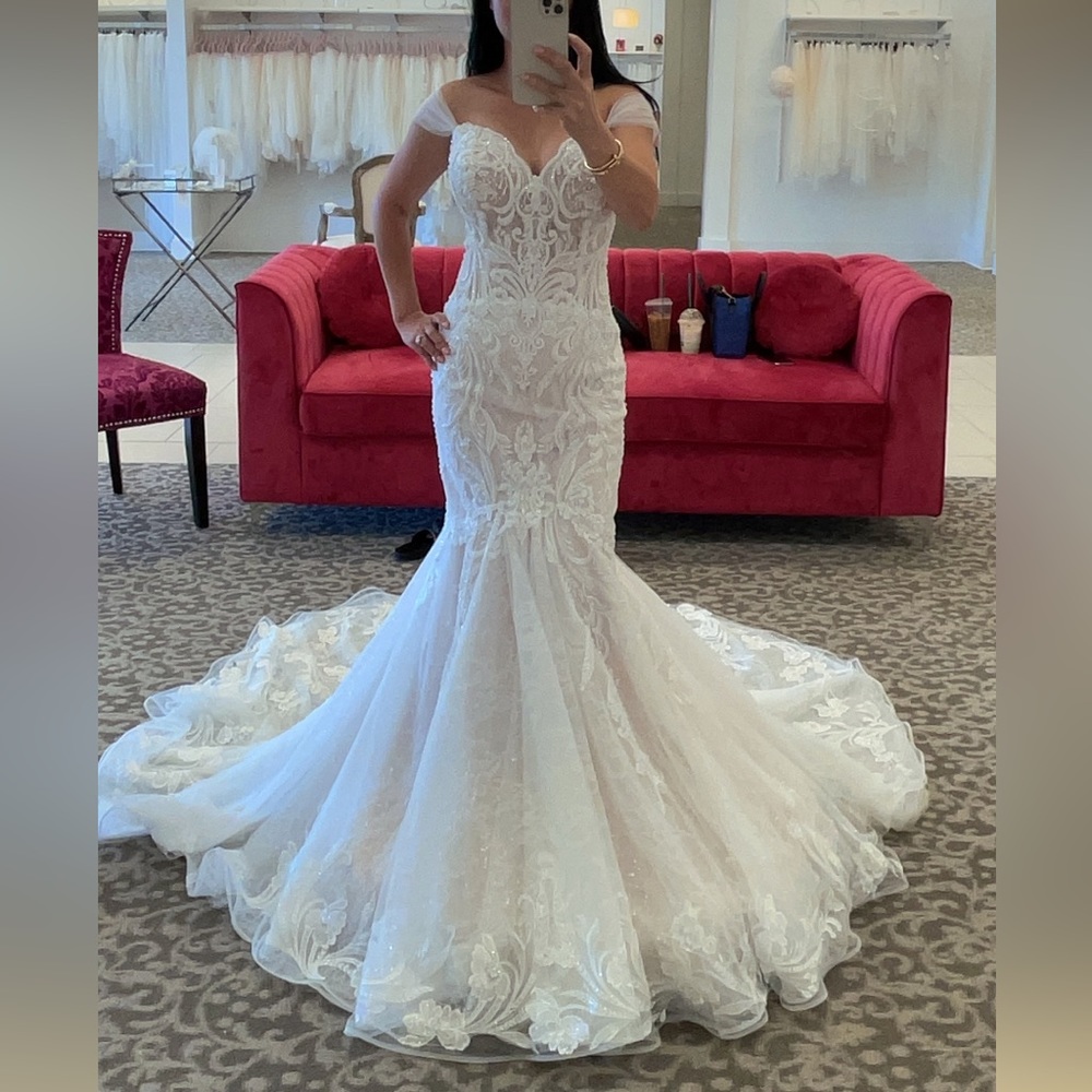 Sophia Tolli Lace Wedding Dress Bridal Fit and Flare